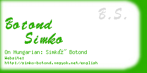 botond simko business card